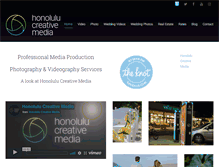 Tablet Screenshot of honolulucreativemedia.com